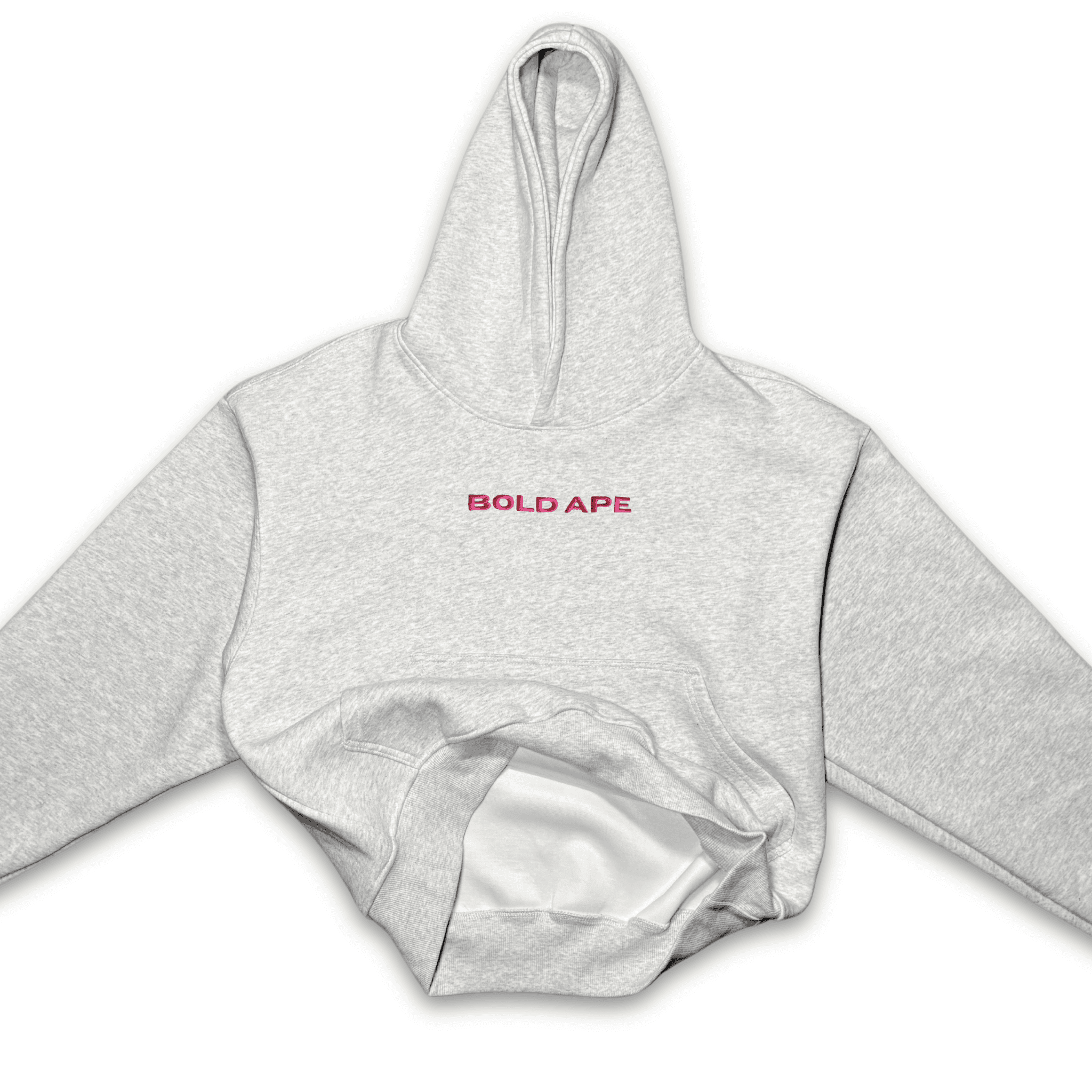 Bold Ape Oversized Hoodie Pink